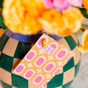 pakje creativiteit lief kadokaart bloemen