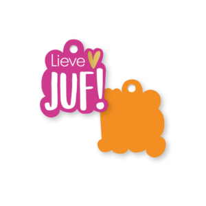 lieve juf |  papertag